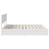 vidaXL Letto con Contenitore Bianco 180 x 200 cm Legno multistrato
