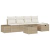vidaXL Set di divani 6 pz polyrattan