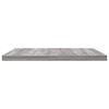 vidaXL Mensole Parete 4pz Grigio Sonoma 40x30x1,5cm Legno Multistrato