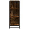vidaXL Libreria Rovere Fumo 40x35x107,5 cm in Legno Multistrato
