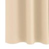 vidaXL Tende Blackout con Anelli 2 pcs Crema 140 x 140 cm Poliestere