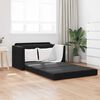 vidaXL Divano letto 110cm Nero Velluto
