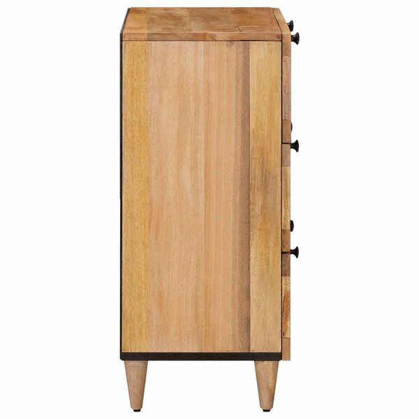vidaXL Credenza Naturale 60 x 33 x 75 cm Legno di mango massello