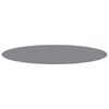 vidaXL Telo per Fondo Piscina &Oslash; 500 cm (2 mm) Rotondo Grigio Chiaro