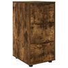 vidaXL Armadio Rovere fum&eacute; 40 x 48 x 81 cm Legno multistrato