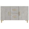 vidaXL Credenza Grigio Cemento 100x36x60 cm in Legno Multistrato