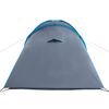 vidaXL Tenda da Campeggio a Cupola per 4 Persone Blu Impermeabile