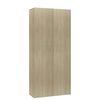 vidaXL Scarpiera Rovere Sonoma 80x35,5x180 cm in Legno Multistrato