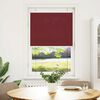 vidaXL Tenda Plissettata Rosso Bordeaux 80x100 cm Larghezza Tessuto