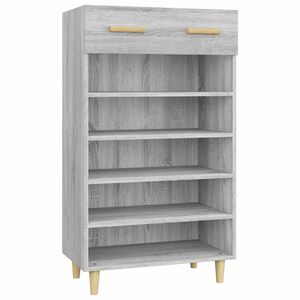 vidaXL Scarpiera Grigio Sonoma 60x35x105 cm in Legno Multistrato
