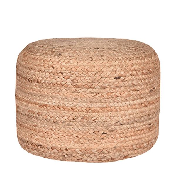 LABEL51 Pouf Intrecciato in Juta Naturale