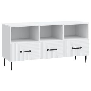 vidaXL Mobile TV Bianco 102 x 34,5 x 50 cm Legno ingegnerizzato