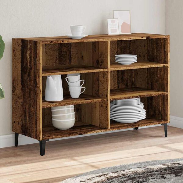 vidaXL Credenza Legno Antico 103,5x35x70 cm in Truciolato