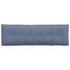 vidaXL Cuscino per Schiena Blu 160 x 50 cm Tessuto in Cords
