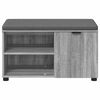 vidaXL Panca per ingresso con cuscino Grigio Sonoma 80 x 38 x 46 cm