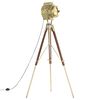 vidaXL Lampada da Terra a Treppiede Legno Massello di Mango 193 cm