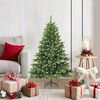 vidaXL Albero di Natale artificiale con 150 LED Verde 120 cm PE e PVC