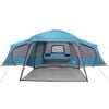 vidaXL Tenda da Campeggio con Portico Cupola 9Persone Blu Impermeabile