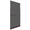 vidaXL Schermo Insetti a Battente Marrone e Nero 100 x 215 cm