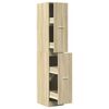 vidaXL Armadietto da Farmacia Rovere Sonoma 30x41x174,5 cm Truciolato