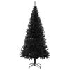 vidaXL Albero di Natale con 300 LED con supporto Nero 180 cm PVC