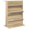vidaXL Scaffale per riviste Rovere Sonoma 70 x 41 x 96 cm