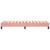 vidaXL Struttura Letto a Rete a Molle Rosa 80x200 cm in Velluto