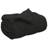 vidaXL Duvet Invernale 155 x 220 cm 450 gsm Nero