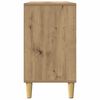 vidaXL Mobile da Bagno Rovere Artigianale 80x33x60cm Legno Multistrato