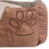 vidaXL Cuccia per Cani Cuscino Imbottito Similpelle Taglia XL Beige