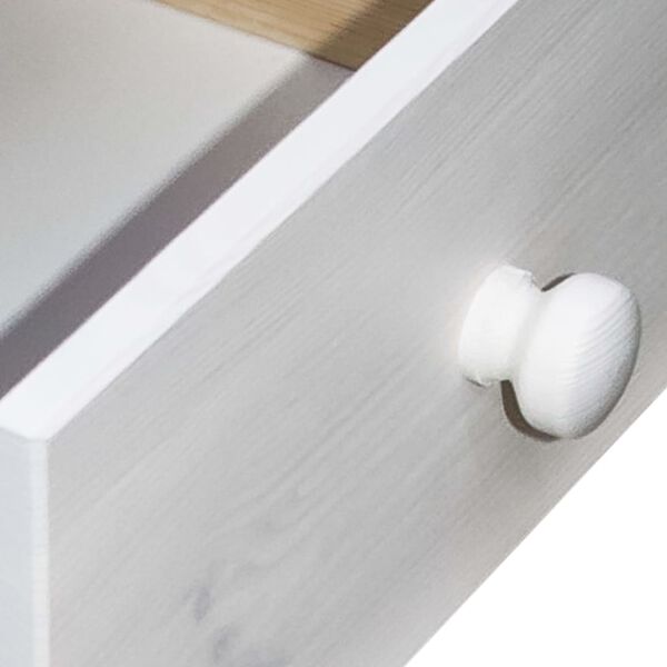 vidaXL Scrivania con Cassetti 110x50x74 cm in Legno Massello di Pino