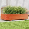 vidaXL Fioriera Giardino Marrone Cera 110x60x26,5 cm Legno di Pino