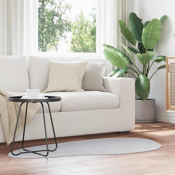 vidaXL Tappeto HUARTE Grigio 80 x 150 cm Poliestere