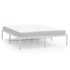 vidaXL Giroletto in Metallo Bianco 150x200 cm