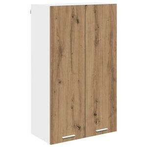 vidaXL Armadio pensile con porta Rovere artigianale 60 x 31 x 100 cm