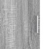 vidaXL Highboard Grigio sonoma 35 x 39 x 168 cm Legno multistrato