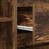 vidaXL Credenza Rovere fumé 120 x 41 x 75 cm Legno multistrato