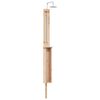 vidaXL Doccia da esterno 246 cm Legno massello di pino e acciaio inox