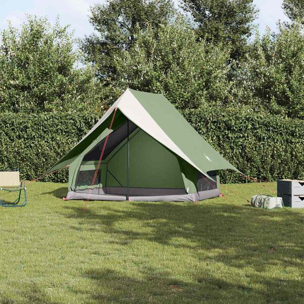vidaXL Tende con tetto Verde 220 x 233 x 184 cm Poliestere