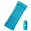 vidaXL Materasso da Campeggio Autogonfiabile con Cuscini 1 Persona Blu