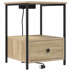 vidaXL Armadio da Notte Rovere Sonoma 42 x 41 x 56 cm