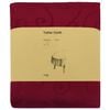 vidaXL Tovaglia da Tavolo 5 pz Ovale Rosso Vino 130 x 180 cm
