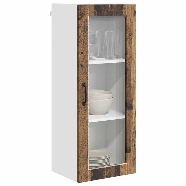 vidaXL Mobile da cucina con lo scaffale Legno vecchio 40 x 31 x 100 cm