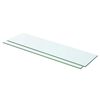 vidaXL Mensole in Vetro Trasparente 2 pz 60x12 cm