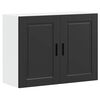 vidaXL Pensile da Cucina Porto Nero in Legno Multistrato