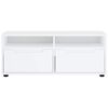 vidaXL Mobile TV VISNES Bianco 100x40x38 cm in Legno Multistrato