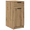 vidaXL Scrivania Rovere Artigianale 34x36x50 cm in Legno Multistrato