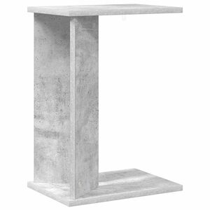 vidaXL Tavolino Grigio cemento 35 x 25 x 50 cm Legno multistrato