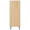 vidaXL Credenza Rovere Sonoma 34,5x32,5x90 cm in Legno Multistrato