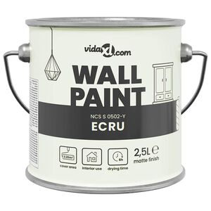 vidaXL Pittura murale Marrone 2,5 L Stampa da parete
